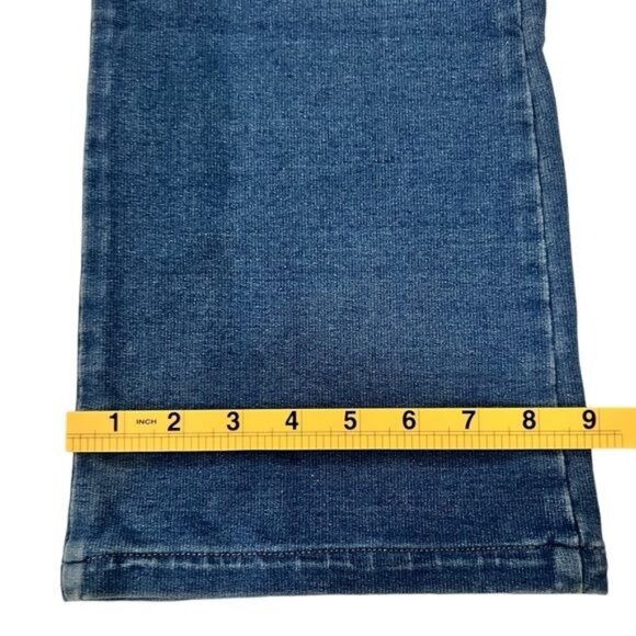 Theory Women’s Stretch Jeans Size 4 Boot Cut Light Medium Wash - Picture 8 of 11